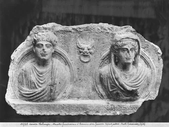 Grabrelief eines Paares aus Palmyra, Syrien